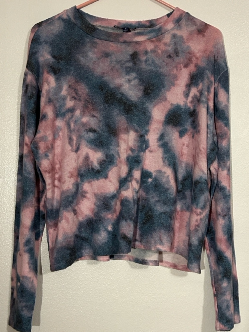 Freshman 1996 Half Crop Tie-Dye Sweater